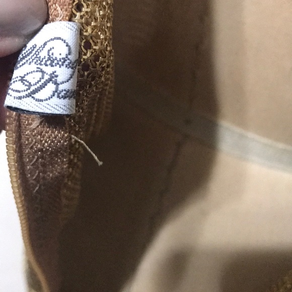 Whiting & Davis gold metal mesh Top Vtg - Picture 8 of 8